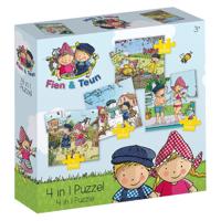 Bambolino Toys Fien & teun puzzel 4in1 - thumbnail