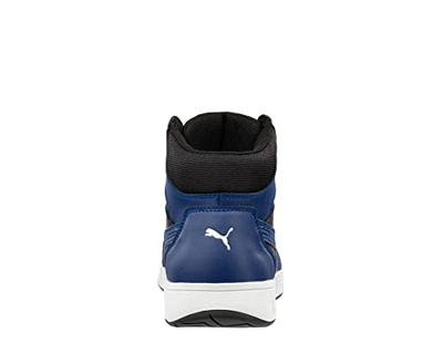 Puma werkschoenen Frontcourt S3L hoog blauw/zwart maat 46
