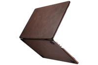 NorthLife MacBook Air 13 inch (2022-2025) Leren cover hoes - case - Coffee - thumbnail