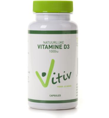 Vitiv Vitamine D3 1000IU 360 Capsules