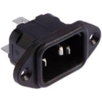 Bulgin PX0580/63 Apparaatstekker (koud) PX Stekker, inbouw verticaal Totaal aantal polen: 2 + PE 10 A Zwart 1 stuk(s) - thumbnail