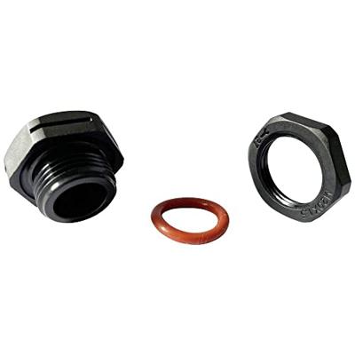 TRU COMPONENTS HX-PF-M20 Drukcompensatie element M20 PA66 Zwart 1 stuk(s)