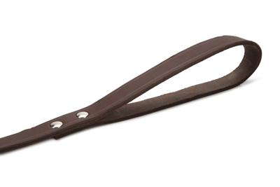 Hondenriem van leer 165cm x 20mm bruin