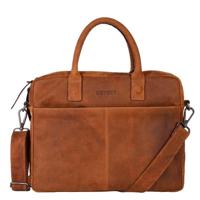 DSTRCT laptoptas Wall Street 15 inch-Cognac - thumbnail
