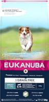 EUKANUBA Graanvrij* premium hondenvoer met lamvlees voor kleine en middelgrote rassen - droogvoer voor volwassen honden, 12 kg - thumbnail