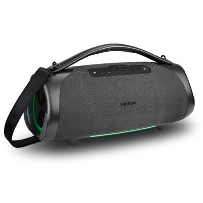 Bluetooth-luidspreker - MEDION - XL - 100 W RMS - 30 uur batterijduur - IPX7-bescherming - RGB Bluetooth-luidspreker - MEDION - XL - 100 W RMS - 30 uur batterijduur - IPX7-bescherming - RGB