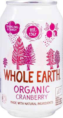 Whole Earth Organic Cranberry Soda Whole Earth Organic Cranberry Soda