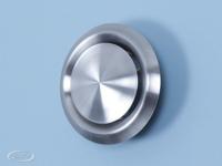 Ventielrooster rond RVS 304 RVS buis 100 mm - thumbnail