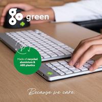 R-GO Tools Numpad Break Numeriek toetsenbord Bluetooth Ergonomisch Wit - thumbnail