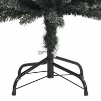 VidaXL Kunstkerstboom met standaard smal 180 cm pvc groen - thumbnail