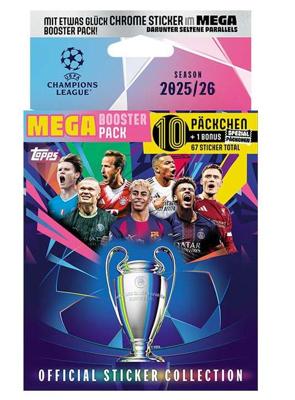 UEFA Champions League 2025/26 Sticker Collection Mega Eco Pack UEFA Champions League 2025/26 Sticker Collection Mega Eco Pack