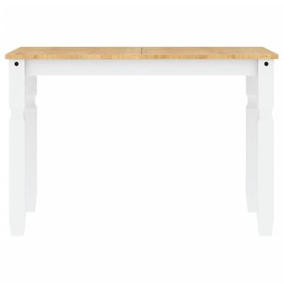 Eettafel Corona 112x60x75 cm massief grenenhout wit