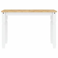 Eettafel Corona 112x60x75 cm massief grenenhout wit - thumbnail