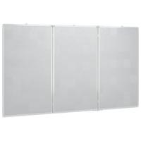 Whiteboard magnetisch inklapbaar 120x100x1,7 cm aluminium - thumbnail