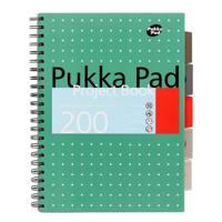 Projectboek pukka metallic a4 lijn 200pag gn - thumbnail