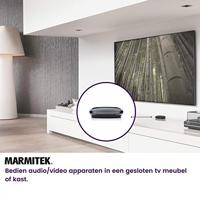Marmitek 8091d Extender - Marmitek Invisible Control Black 4 - Bedien apparatuur in een gesloten kast met uw eigen afstandsbediening - 4 x Emitter LEDs - Infraroodverlenging - Tafelmodel, Zwart - thumbnail