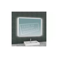 Spiegel Wiesbaden Soul Rechthoek met LED Verlichting Backlight 100 cm - thumbnail