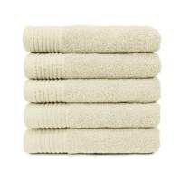 The One Badhanddoek Deluxe 70x140 550 gram Ivory (5 stuks) - thumbnail