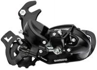 Shimano Tourney TY300 achterderailleur 6/7 speed met haak zwart - thumbnail