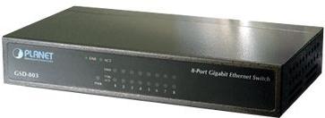 Action GSD-803 1000T 8P Planet Switch (10/100/1000Mbps, 8-poort)