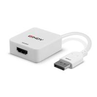 Lindy 38303 video kabel adapter 0,095 m HDMI Type A (Standaard) DisplayPort Wit - thumbnail