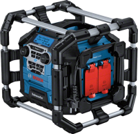 Bosch Blauw GPB 18V-5 SC | Bouwradio | met batterijen (AA), in doos, zonder accu&apos;s en lader | Type E (BE) - 06014A41W0 - thumbnail