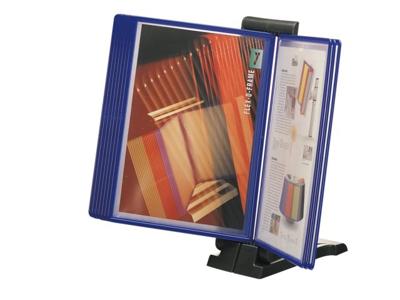 Infomanager Djois Flex-O-Frame basis met 10-tassen antraciet/blauw