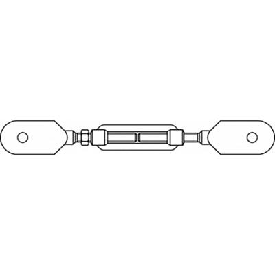 TOOLCRAFT TO-6866046 Spanschroef M12 Staal Verzinkt DIN 1480 1 stuk(s)
