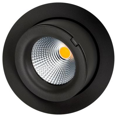 LED inbouwspot 9W 3000K mat zwart kantelbaar outdoor SG 903303