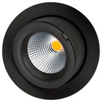 LED inbouwspot 9W 3000K mat zwart kantelbaar outdoor SG 903303 - thumbnail