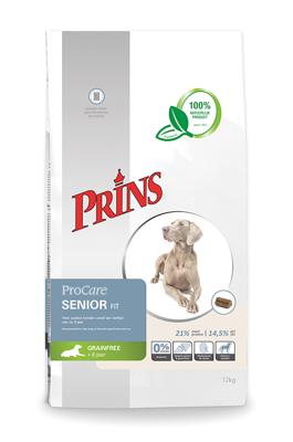 Prins ProCare Grainfree Senior Fit hondenvoer 12 kg