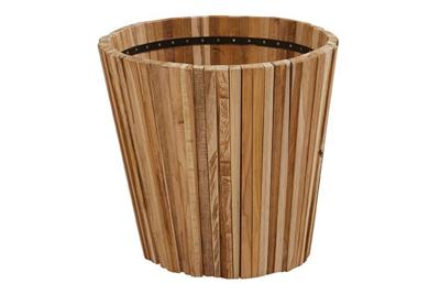 Plantenbak Miguel small teak 58cm. (H 50 cm.) | 4 Seasons Outdoor