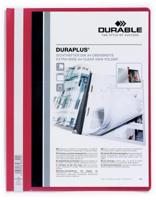 Durable personaliseerbare snelhechtmap Duraplus rood - thumbnail