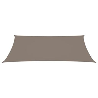 VidaXL Zonnescherm rechthoekig 2,5x5 m oxford stof taupe - thumbnail