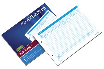 Autokostenboek Djois Atlanta A5 wit