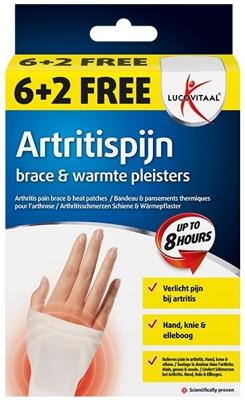 Lucovitaal Artritis warmte pleister (8 st)