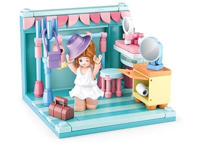 Sluban mini handcraft kleedkamer 111pc