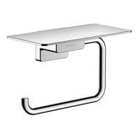 Hansgrohe AddStoris toiletrolhouder met planchet 15x8x9,3cm chroom - thumbnail