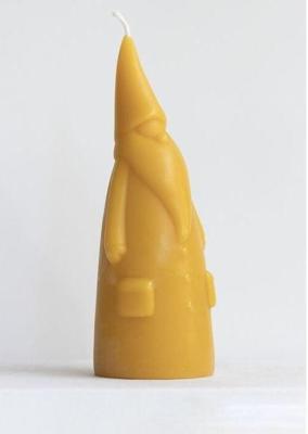 Bijenwaskaars in de vorm van een kerstman - 1 kaars