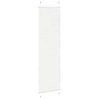 VidaXL Plissé rolgordijn 55x200 cm stofbreedte 54,4 cm polyester wit - thumbnail