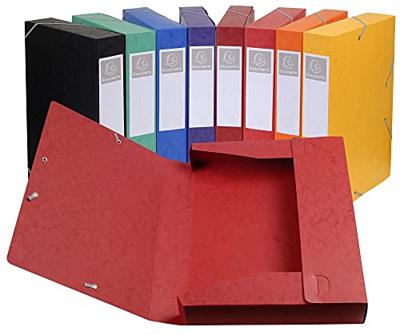 Exacompta elastobox Exabox zwart, rug van 4 cm