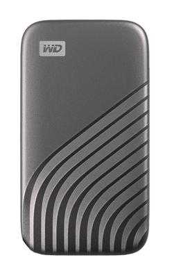 WD My Passport 500 GB Externe SSD harde schijf (2,5 inch) USB-C Grijs WDBAGF5000AGY-WESN