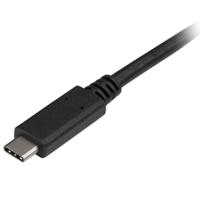 Kabel USB C naar USB B Startech USB315CB2M (2 m) Zwart - thumbnail