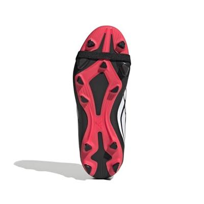 adidas Predator Club FT Gras / Kunstgras Voetbalschoenen (MG) Kids Zwart Wit Rood