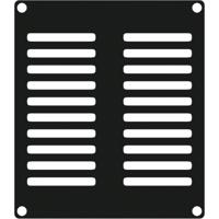 Caymon CASY202/B ventilatieplaatje staal, 2 modules breed voor CASY-chassis - thumbnail