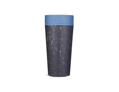 Circular&Co. Koffiebeker - circular cup - zwart/blauw - 340 ml