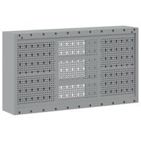 Gereedschapskast met plank Zwart en grijs 100 x 20 x 55 cm - thumbnail