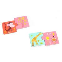 Puzzelduo Aan tafel! DJECO blauw - thumbnail