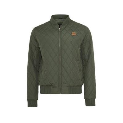 Urban Classics bomberjack Diamond olijfgroen Urban Classics bomberjack Diamond olijfgroen