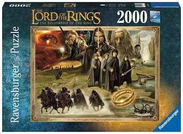 Ravensburger legpuzzel lord of the rings fellowship of the ring, 2000st.